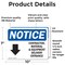 Signmission Contractor Material And Equipment Sign With Symbol, 10 in W x Rectangle, Vinyl Decal OS-2PACK-NS-D-710-L-10821 - alternate 3